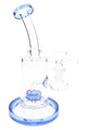 GoG Stemless Bent Neck Straight Shooter Bong – 7½″ – Showerhead Perc