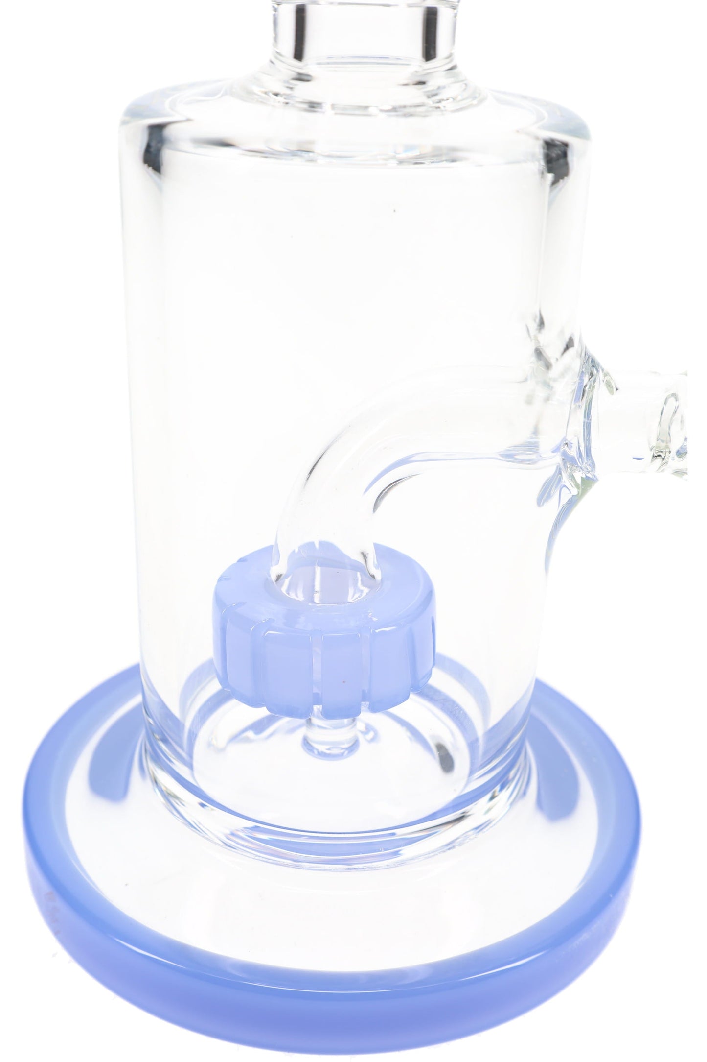 GoG Stemless Bent Neck Straight Shooter Bong – 7½″ – Showerhead Perc