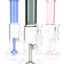 10″ Stemless Glass-on-Glass Bong w/ Showerhead Perc – Assorted Colors
