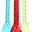 Twisted Glass Beaker Bong “Frost Spiral” – Ice Pinch – 14½″ – Assorted Colors