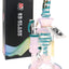 6B Glass Swirl Striped Multi-Perc Bong – 9″ – Assorted Colors