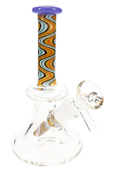6B Glass Reverse Glass-on-Glass Bong – 6″ – Assorted Colors