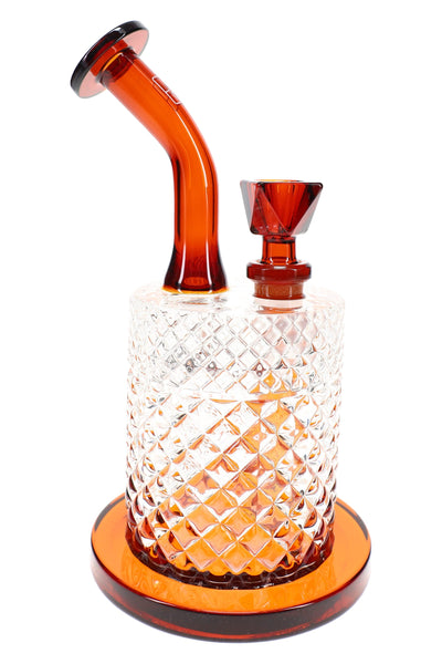 Jane West Twenties Collection Glass Water Pipe – 7½″