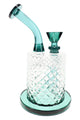 Jane West Twenties Collection Glass Water Pipe – 7½″