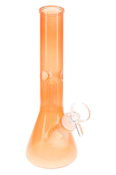 Colored Glass Beaker Bong “Dome Tone” – Dome Perc – 10″ – Assorted Colors