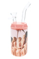 Cheeky Decal Bottle Bong “Beach Blink” – 4½″