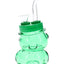 Colored Glass Bear Bong “Honey Puff” – 4″