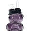 Colored Glass Bear Bong “Honey Puff” – 4″