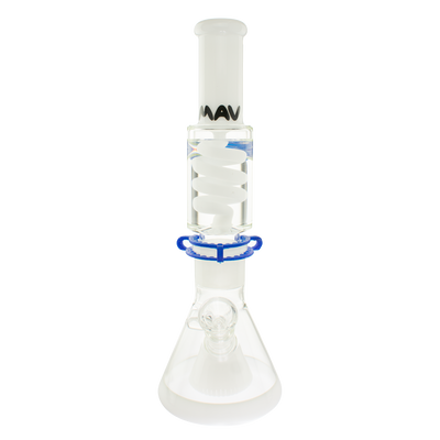 White Slitted Pyramid Beaker Freezable Coil System
