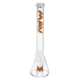 18" x 5mm Woodgrain Slab Beaker Bong + Ash Catcher Combo