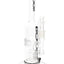 ROOR Tech Stemless Straight Tube Bong – Barrel Perc – 12″ – Clear