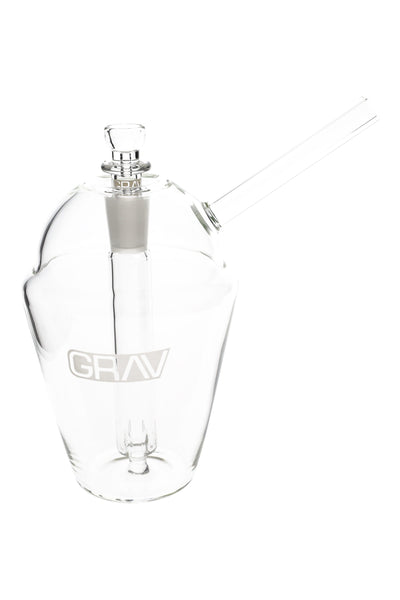 GRAV Slush Cup Bubbler – Clear – 14 mm
