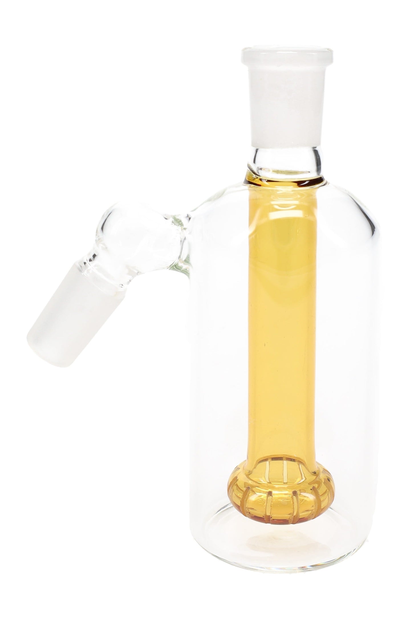 Glass 14.5 mm Male-to-Female 45° Ash Catcher with Showerhead Perc