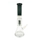 Black Coil Perc Beaker Bong