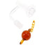 Quartz 14.5 mm Male Domeless Terp Slurper Banger – Ball & Chain – 2 mm/4 mm