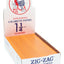 Zig-Zag Orange Rolling Papers – 1¼ – 32 Leaves – 24-Count Display