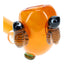 Gold Fumed Confetti Bee Glass Sherlock Pipe “Honey Haze” – 7.5″ – Assorted