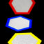(Assorted Colors) Hexagon Silicone Dab Mat
