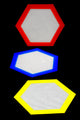 (Assorted Colors) Hexagon Silicone Dab Mat