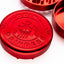 Cherry Red Odin Threadless Grinder