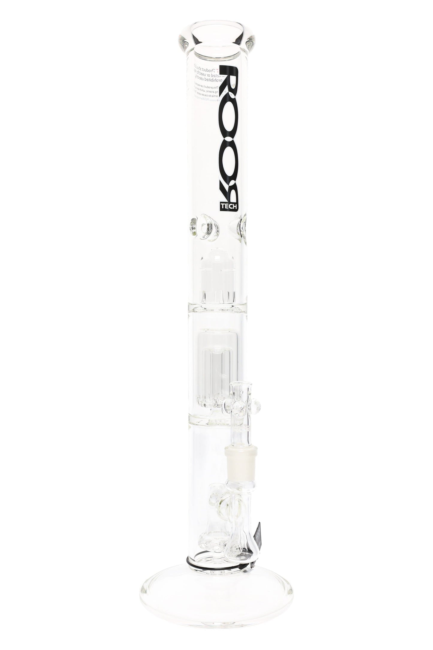 ROOR Tech 18" 5 mm GOG Straight Shooter – Multi-Perc Ice Pinch Tube