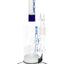 ROOR Tech Multicolor Stemless Straight Tube Bong – Barrel Perc – 12″
