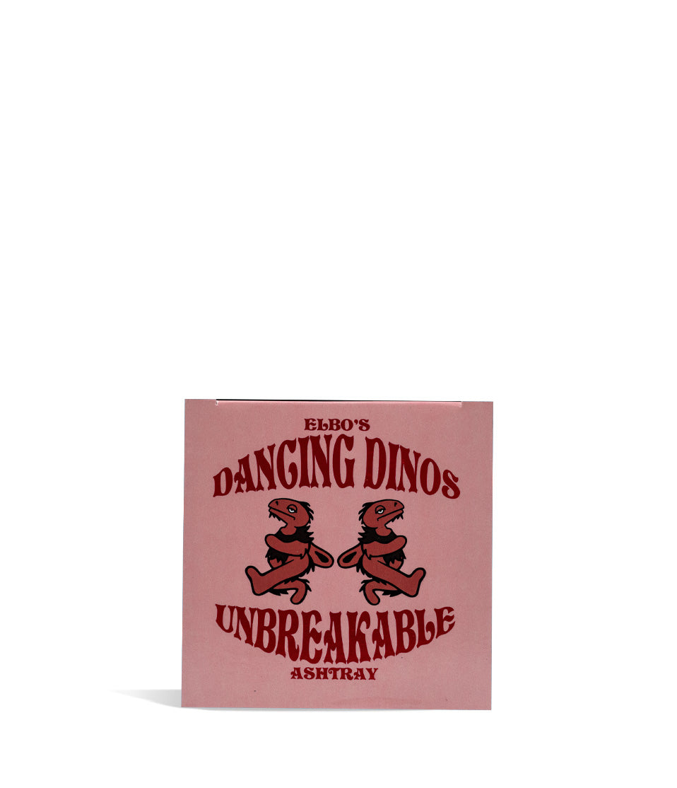 Elbo Glass Dancing Dinos Unbreakable Silicone Ashtray