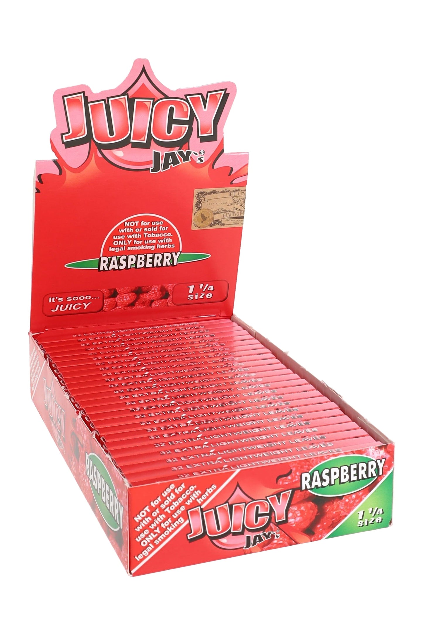 Juicy Jay’s 1¼ Flavored Rolling Papers – 24-Count Display