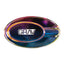 GRAV Ellipse Iridescent Ashtray with Cigar Groove - Luxurious Smoking Accessory