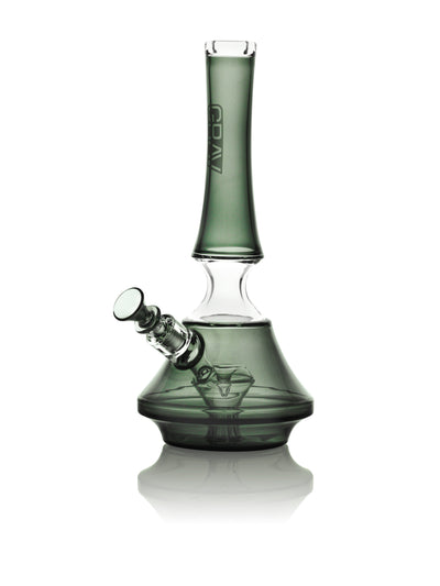GRAV Smoke Empress 13" Beaker Bong with Diamond Perc - Smoke Grey