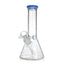 8-inch Color Tipped Beaker Bong