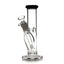 8 Inch Straight Tube Color Tipped Bong