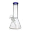 8-inch Color Tipped Beaker Bong