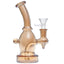 Pucker Drop Water Smoking Bong  Pipe - Champagne 5mm
