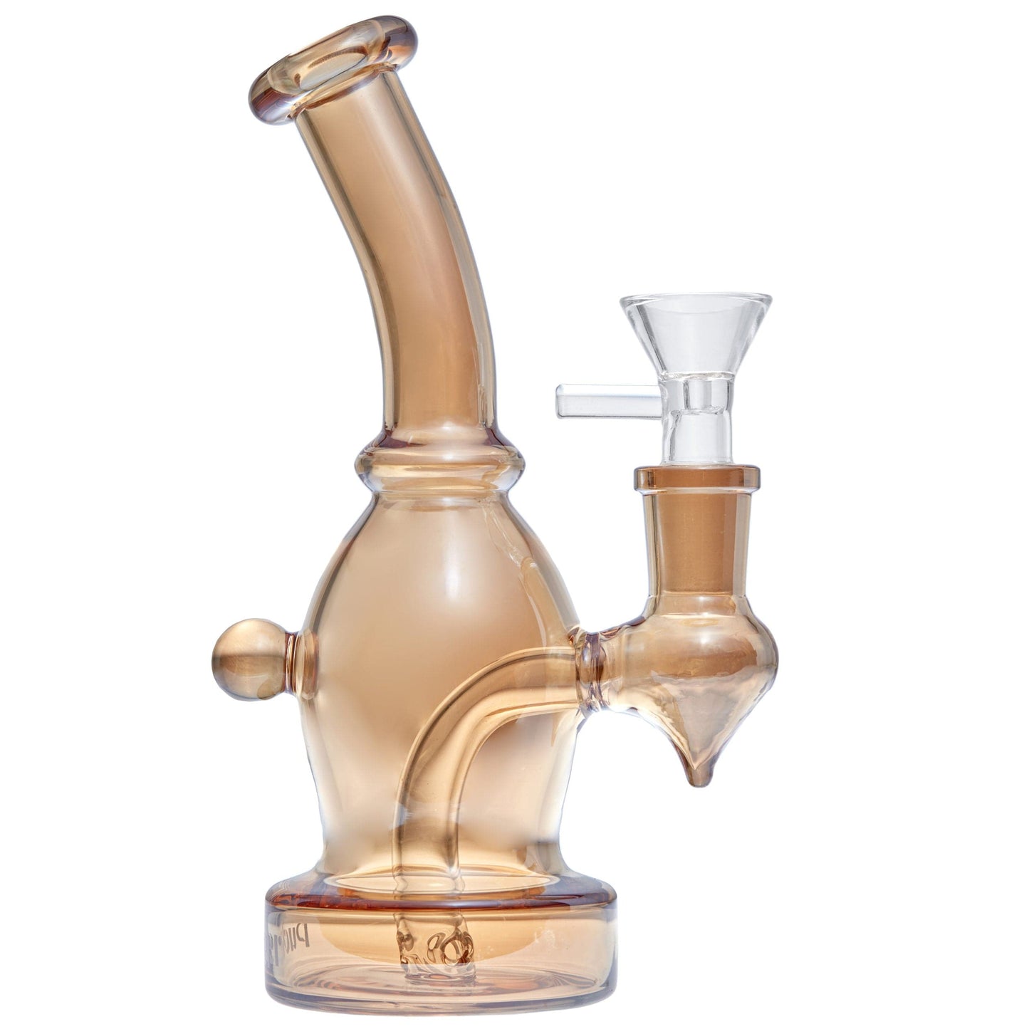 Pucker Drop Water Smoking Bong  Pipe - Champagne 5mm