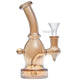 Pucker Drop Water Smoking Bong  Pipe - Champagne 5mm