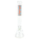 18" Classic Beaker Bong Layered MAV Slab Pink and Blue