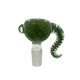 14MM Forest Green Swirly Horn Bowl