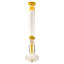 18" x 9MM Color Top Classic Straight Bong