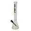 18" 5mm Classic Beaker Bong Wigwag Stem Match Rasta