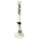 18" x 5mm Happy Avocado Beaker Bong + Ash Catcher Combo x Empire Glassworks Avocado bowl