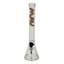 18" 5mm Classic Beaker Bong Wigwag Stem Match Rasta