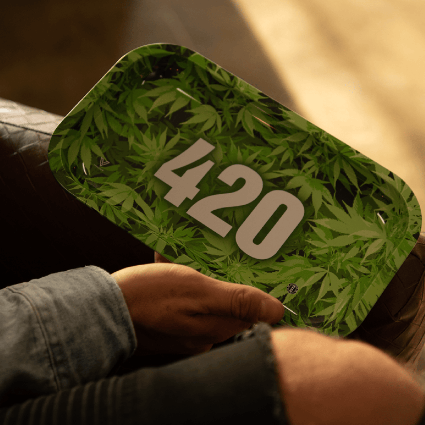 420 Retro Metal Rollin' Tray