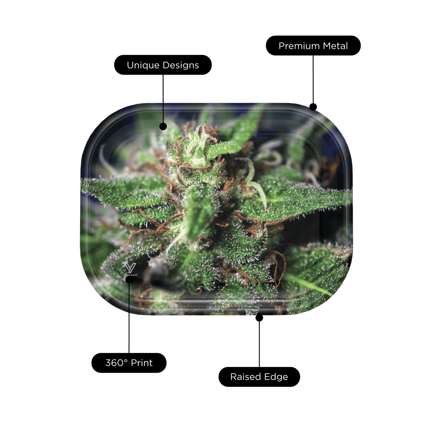 Blue Dream Metal Rollin' Tray