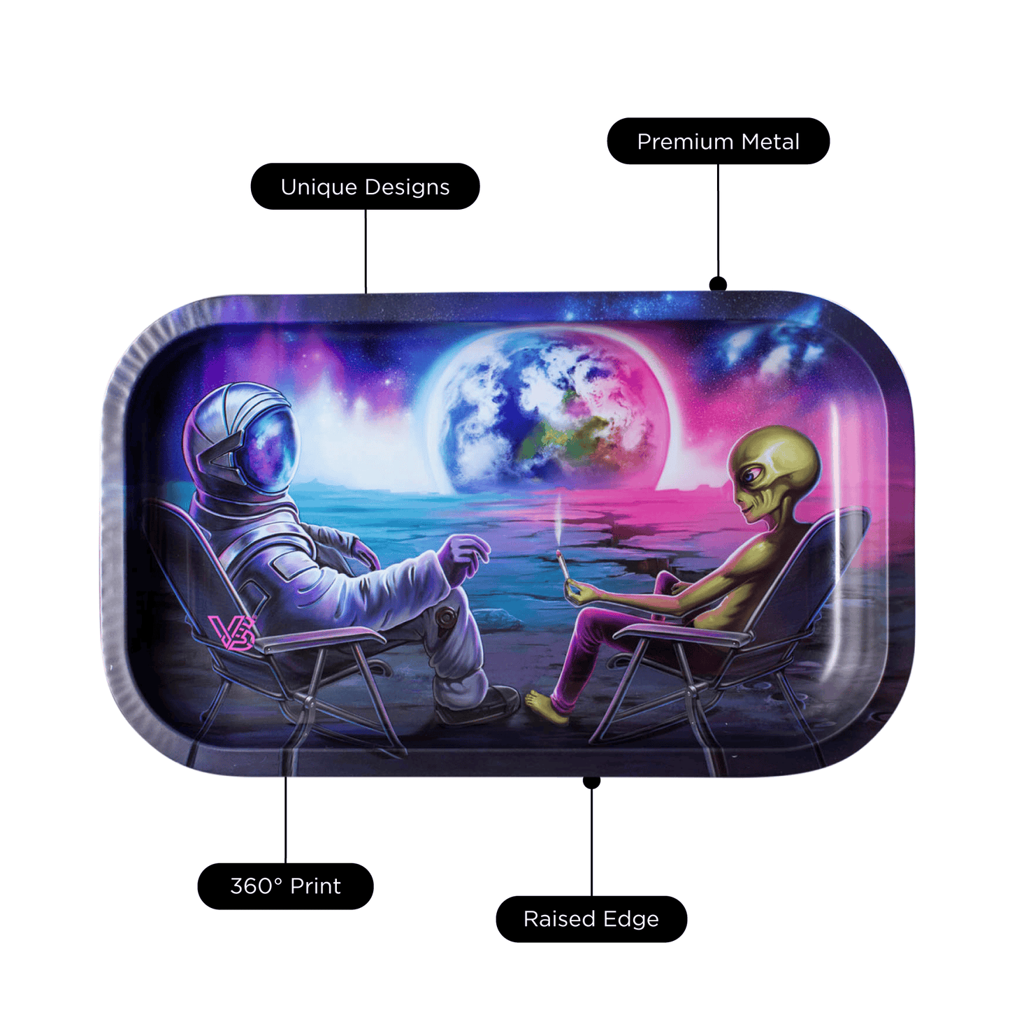 Blunt Orbit Metal Rollin' Tray