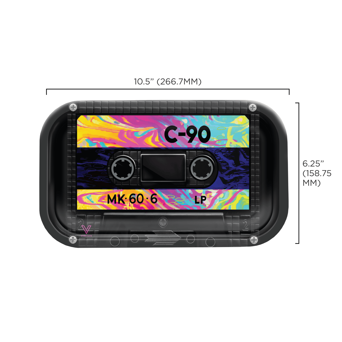 Cassette Metal Rollin' Tray