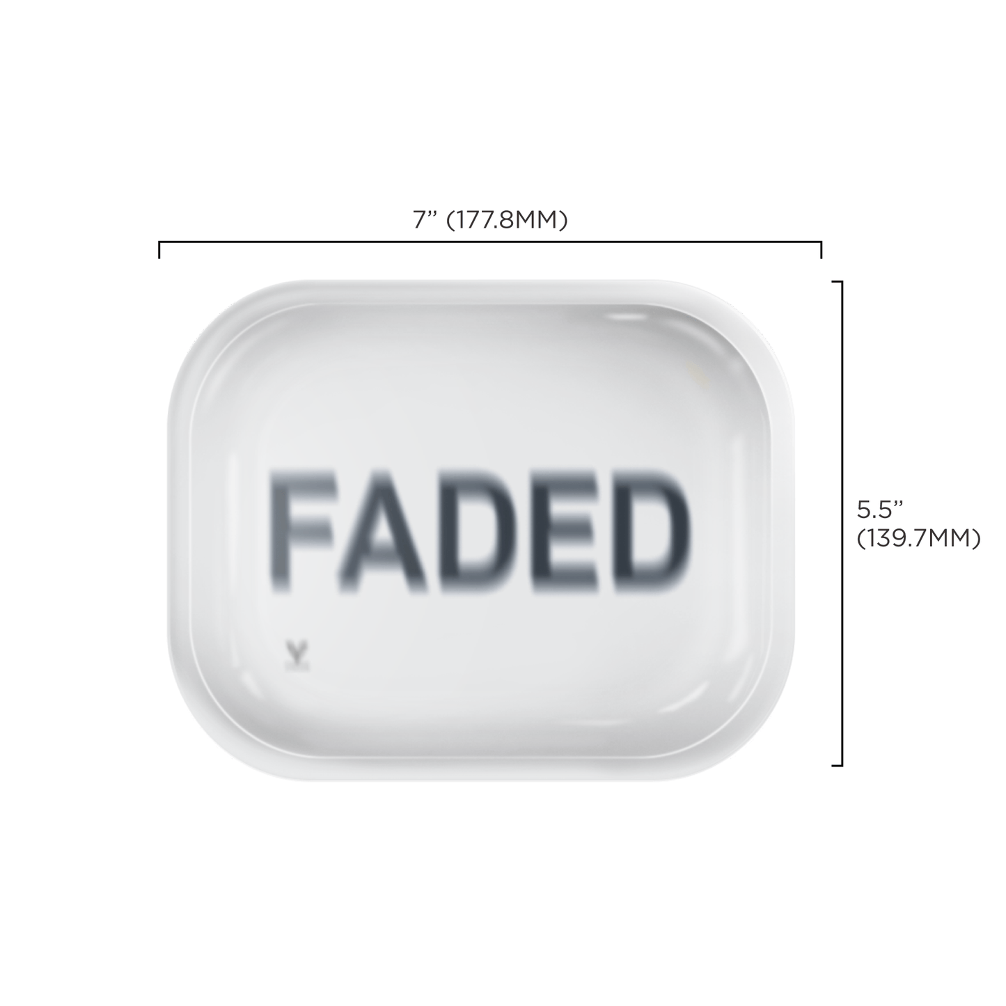 Faded Metal Rollin' Tray