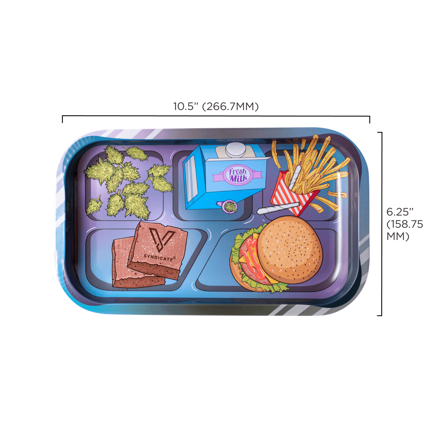 Munch Time Metal Rollin' Tray