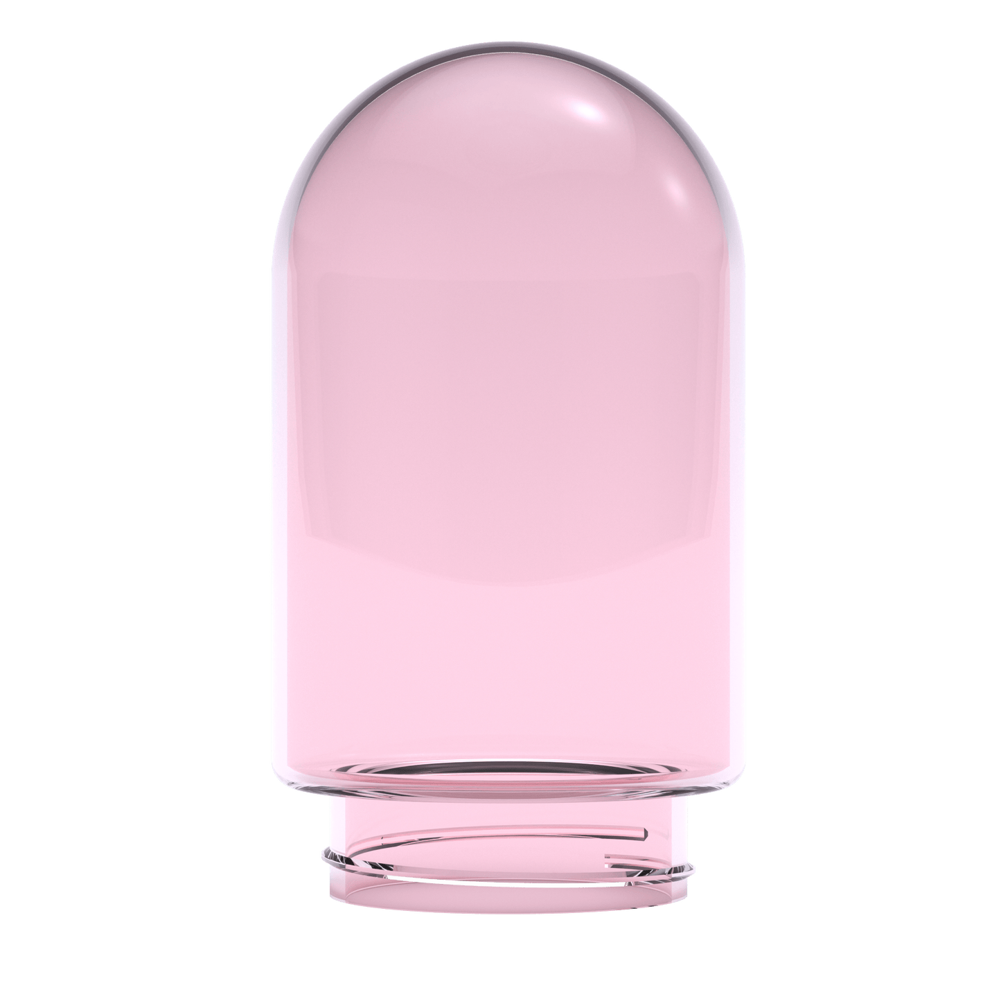 Single Pink Glass Globe for Stündenglass (Large)