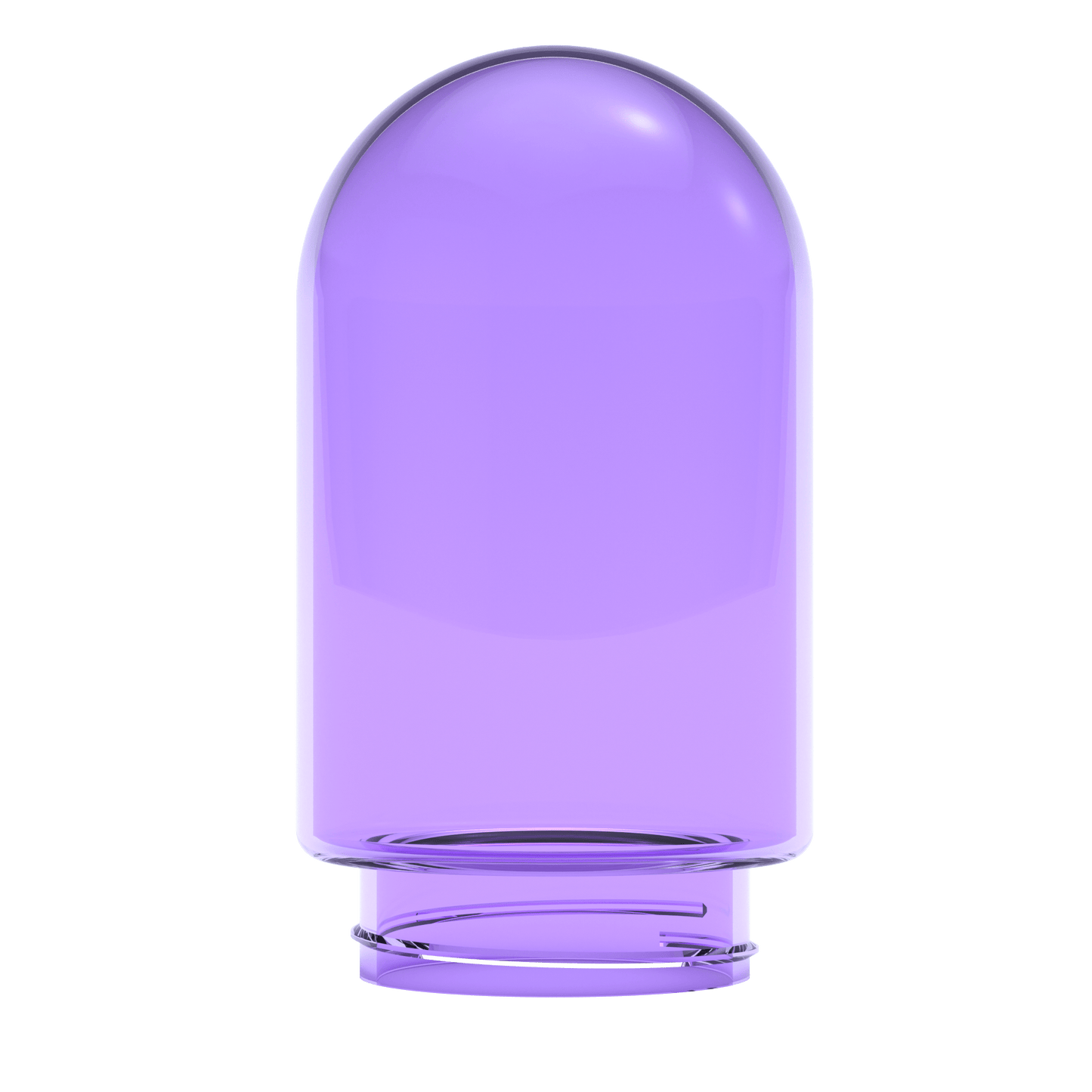 Single Purple Glass Globe for Stündenglass (Large)